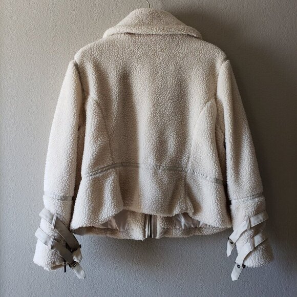 Serena Williams High Waist Faux Sherpa Full Zip Jacket Signature Statement 2XL - Picture 3 of 16